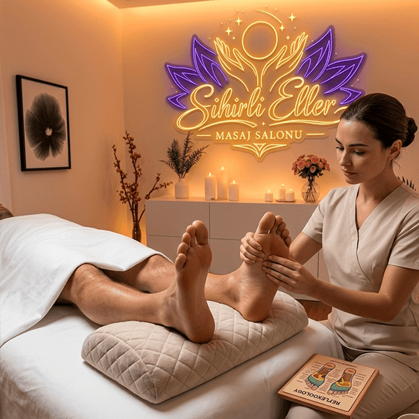 Refleksoloji masajı bedeni rahatlatıp denge sağlar.